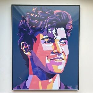Shawn Mendes Digital Art Framed
